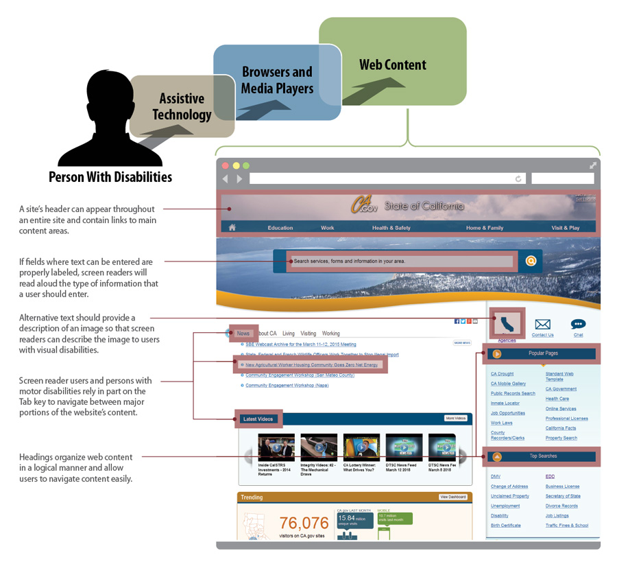 How Persons With Disabilities Generally Use the Web