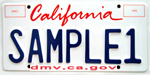 Environmental license plate sample